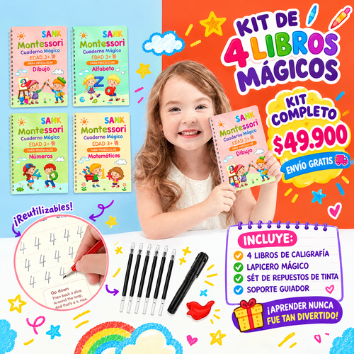 KIT DE CALIGRAFÍA MÁGICO